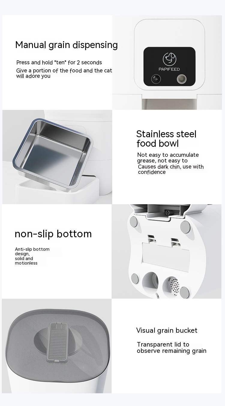 6L Automatic Pet Feeder | Smart Food Dispenser