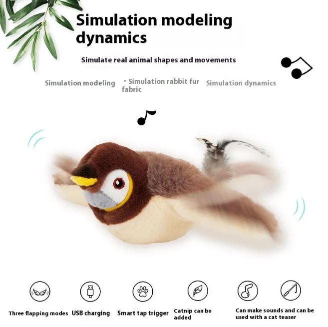 Flapping Bird Cat Toy I