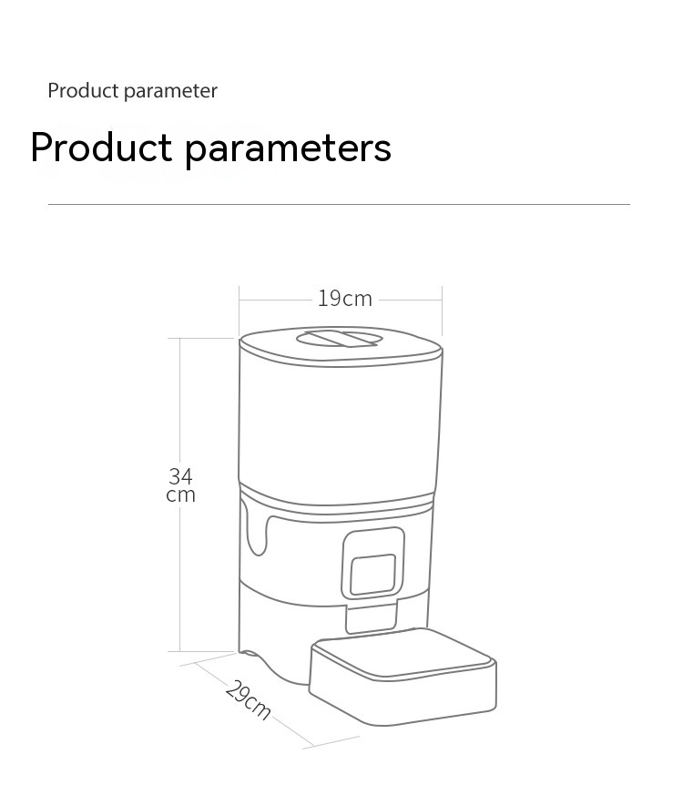 6L Automatic Pet Feeder | Smart Food Dispenser